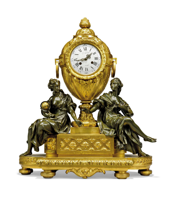 Table clock "Astronomy and Geography"